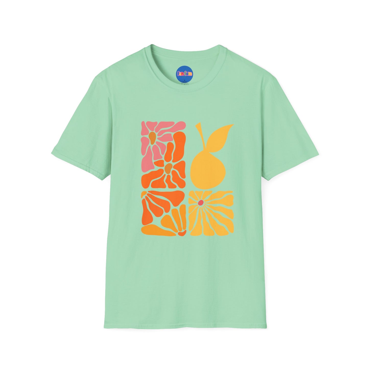 Abstract Pear Floral T-Shirt