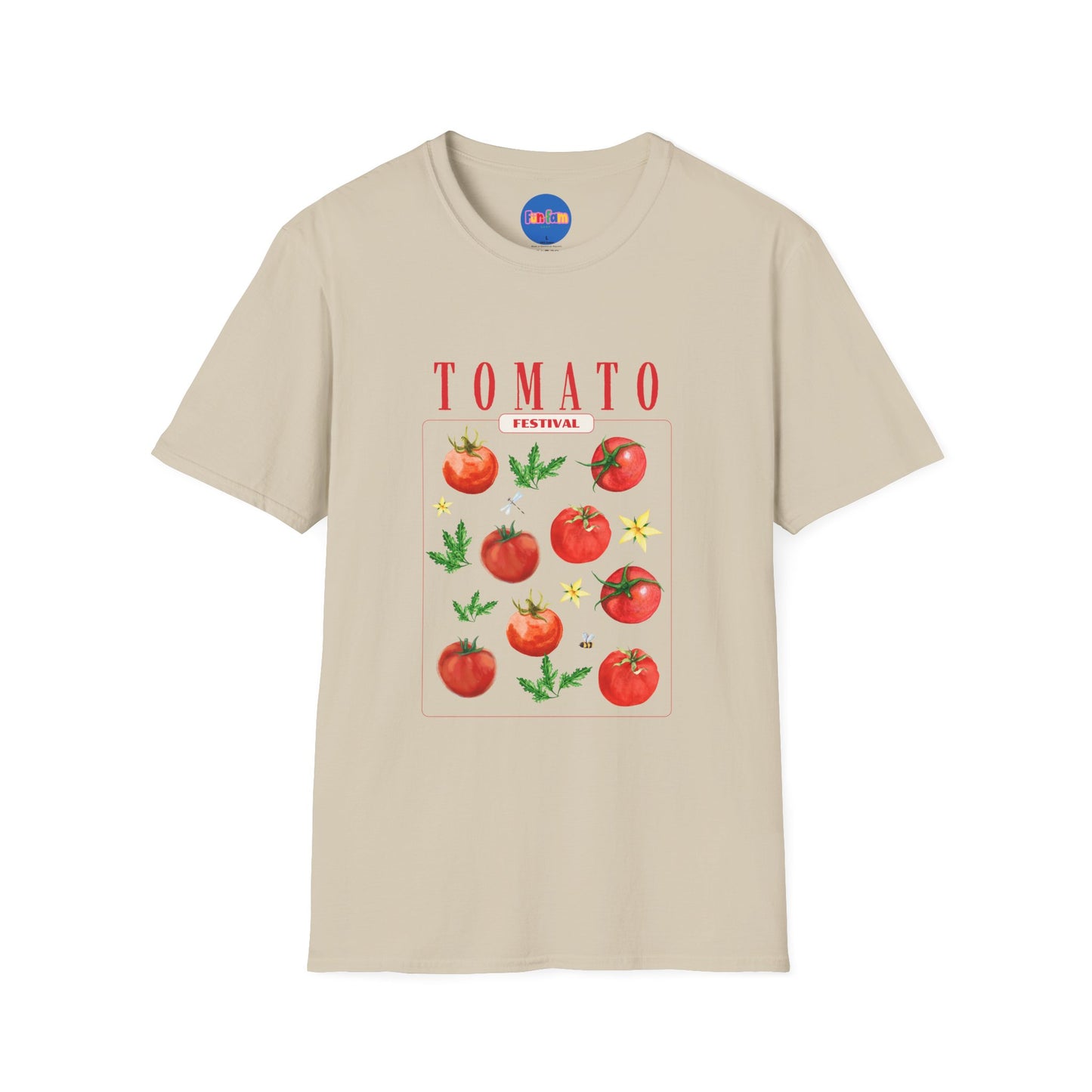 🍅 Tomato Festival Tee – Juicy Vibes Only 🌼🐝