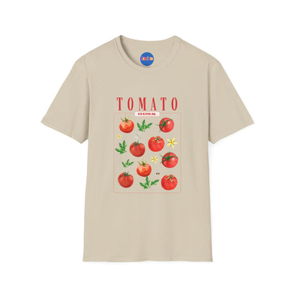 🍅 Tomato Festival Tee – Juicy Vibes Only 🌼🐝