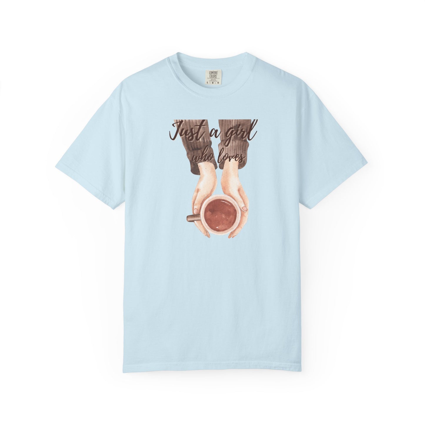 Just a Girl Who Loves Coffee T-Shirt | Cozy Coffee Lover Tee ☕💕