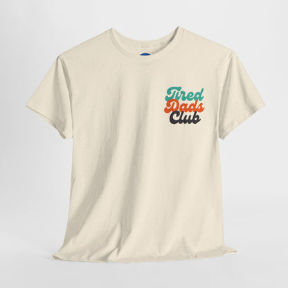 💤 Tired Dads Club Shirt | Funny Dad T-Shirt with City Map Back | Cool Father’s Day Gift 2025