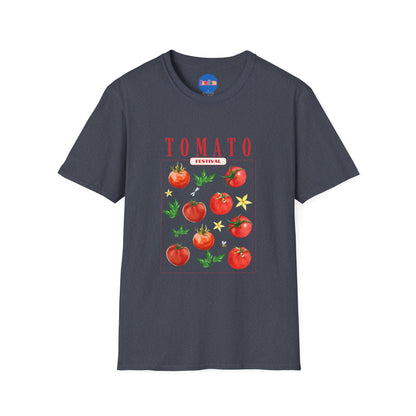 🍅 Tomato Festival Tee – Juicy Vibes Only 🌼🐝