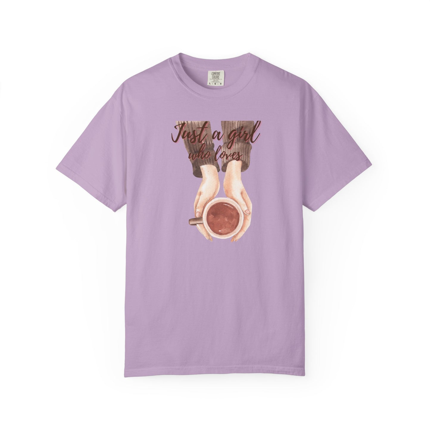 Just a Girl Who Loves Coffee T-Shirt | Cozy Coffee Lover Tee ☕💕