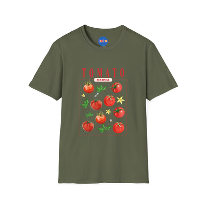 🍅 Tomato Festival Tee – Juicy Vibes Only 🌼🐝