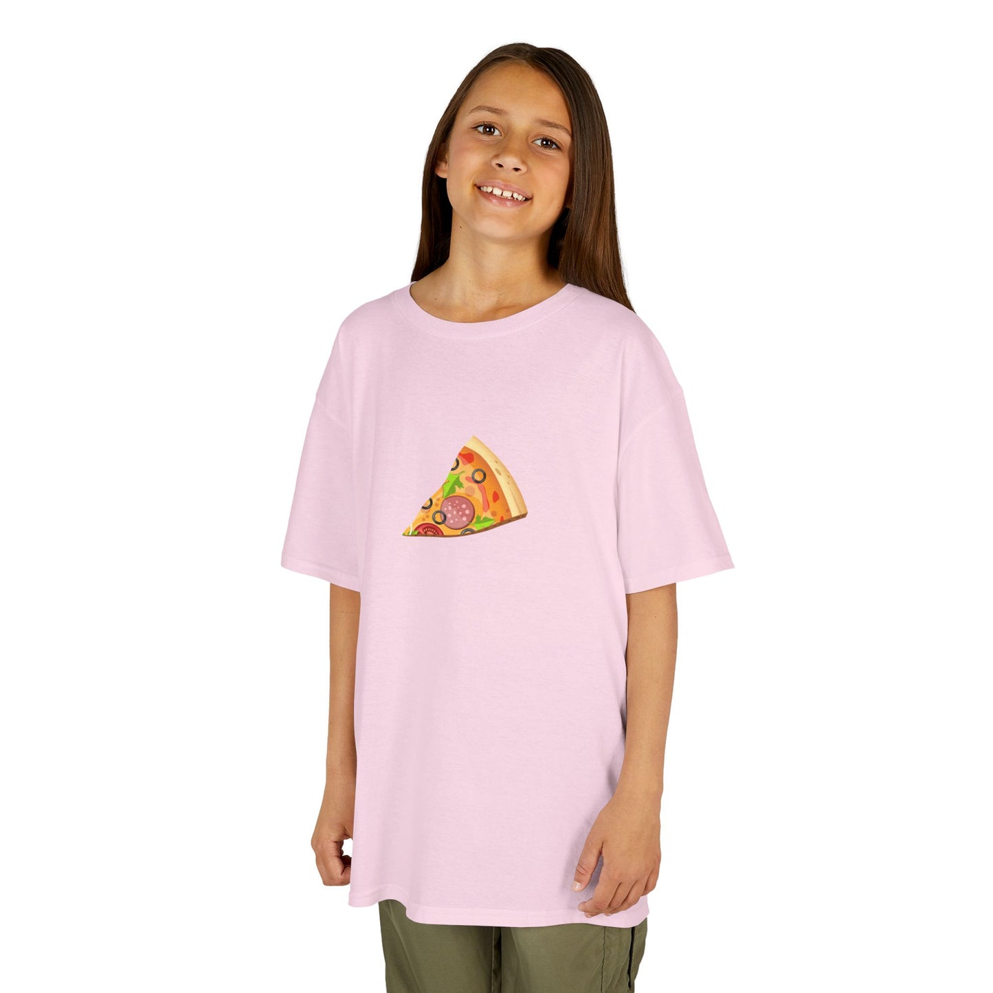 Youth “Pizza My Heart” Matching Father & Child T-Shirt  – Slice Design 🍕❤️
