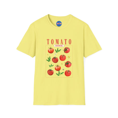 🍅 Tomato Festival Tee – Juicy Vibes Only 🌼🐝