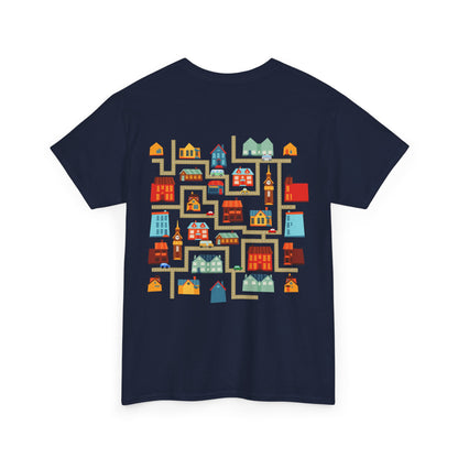 💤 Tired Dads Club Shirt | Funny Dad T-Shirt with City Map Back | Cool Father’s Day Gift 2025