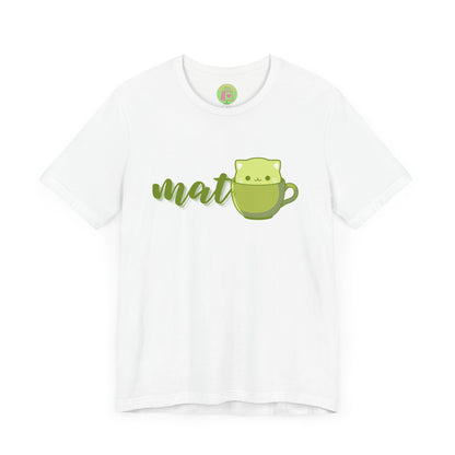 Matcha Teacup Cat Tee | Kawaii Matcha Lover T-Shirt