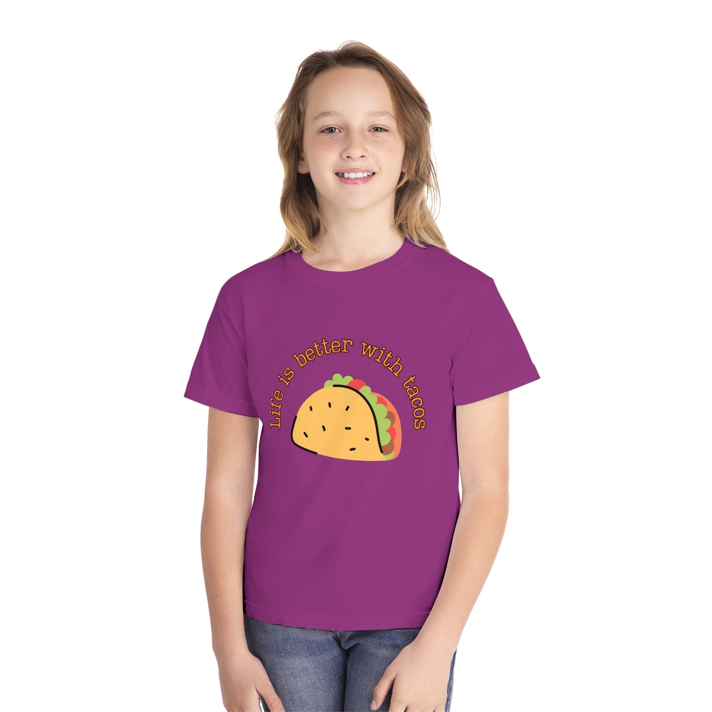 Youth 🌮 Life Is Better With Tacos T-Shirt