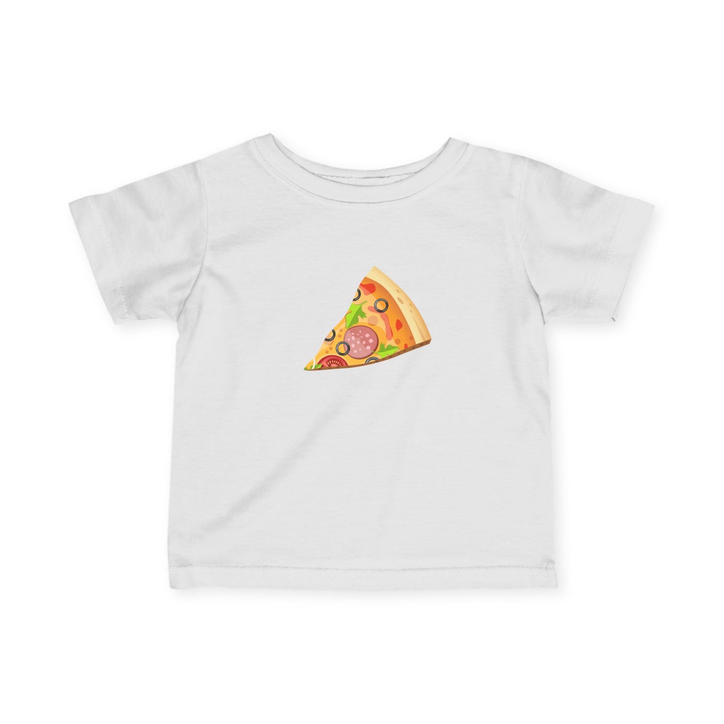 Infant “Pizza My Heart” Matching Father & Child T-Shirt Set – Whole Pizza & Slice Design
