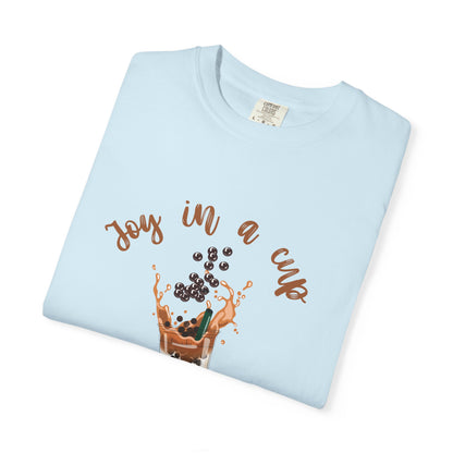 Joy in a Cup – Boba Splash Edition 💕 | Boba Milktea Lover Tee ☕💕
