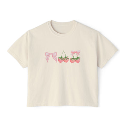 Soft Style with a Berry Punch - Coquette T-Shirt 🍓