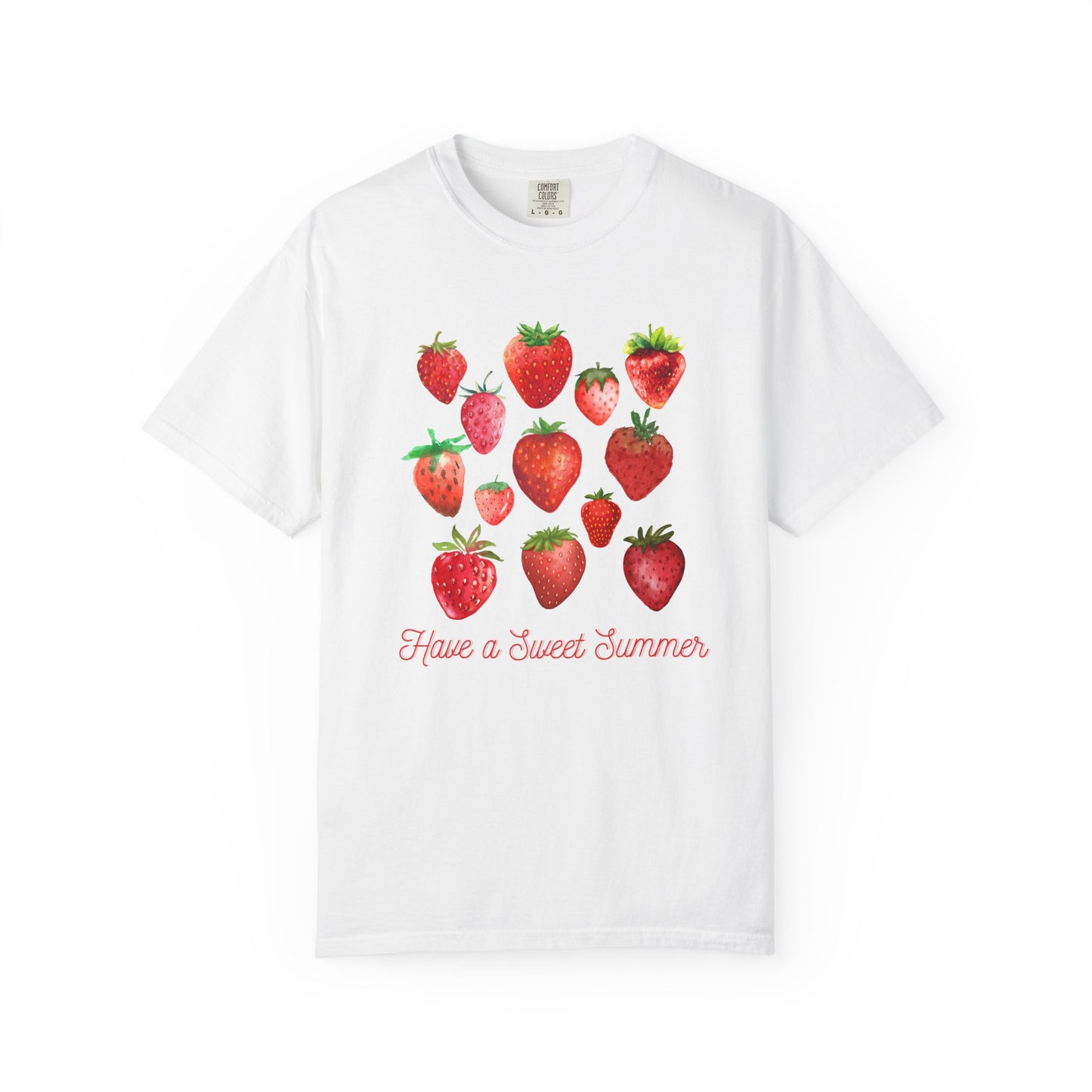 Berry Cool Summer Tee 🍓☀️| Sweet Summer Strawberry - Whimsical Retro Vibes 💕