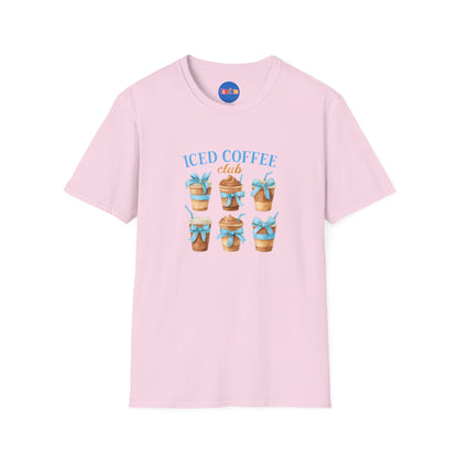 Caffeine, cuteness, and cold brew 💙☕ #IcedCoffeeClub