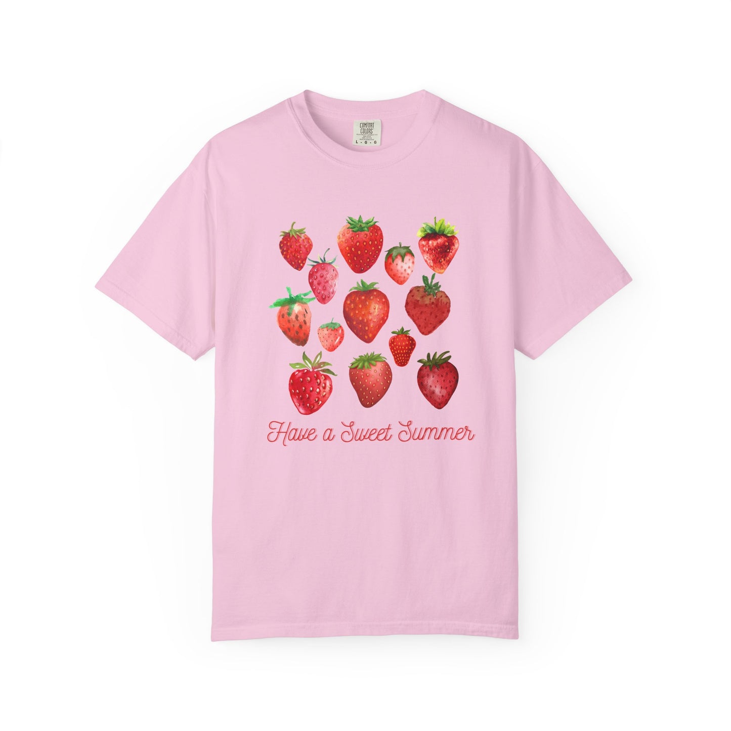 Berry Cool Summer Tee 🍓☀️| Sweet Summer Strawberry - Whimsical Retro Vibes 💕
