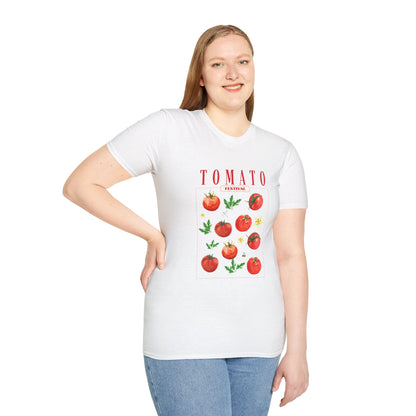 🍅 Tomato Festival Tee – Juicy Vibes Only 🌼🐝