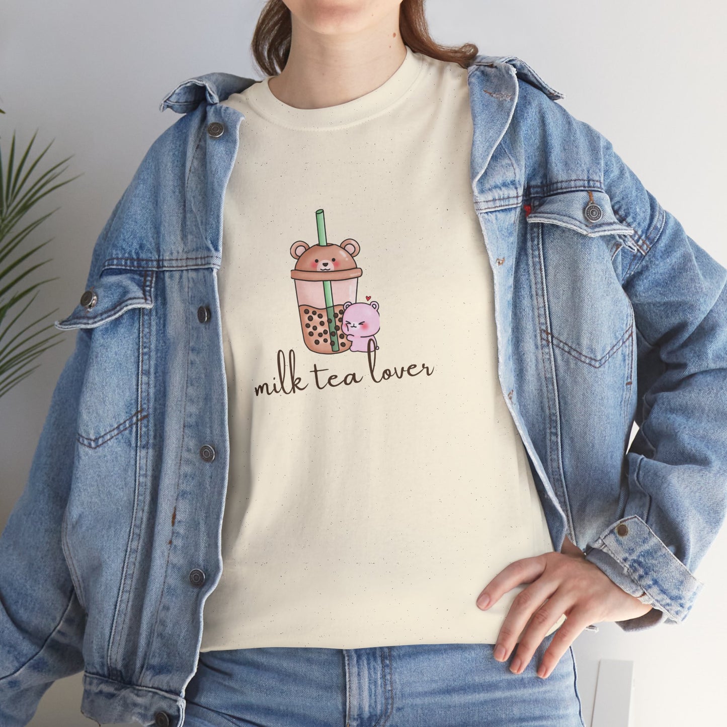 ✨ Milk Tea Lover Tee – Sweet, Soft & Sippable Style✨