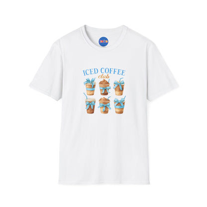 Caffeine, cuteness, and cold brew 💙☕ #IcedCoffeeClub