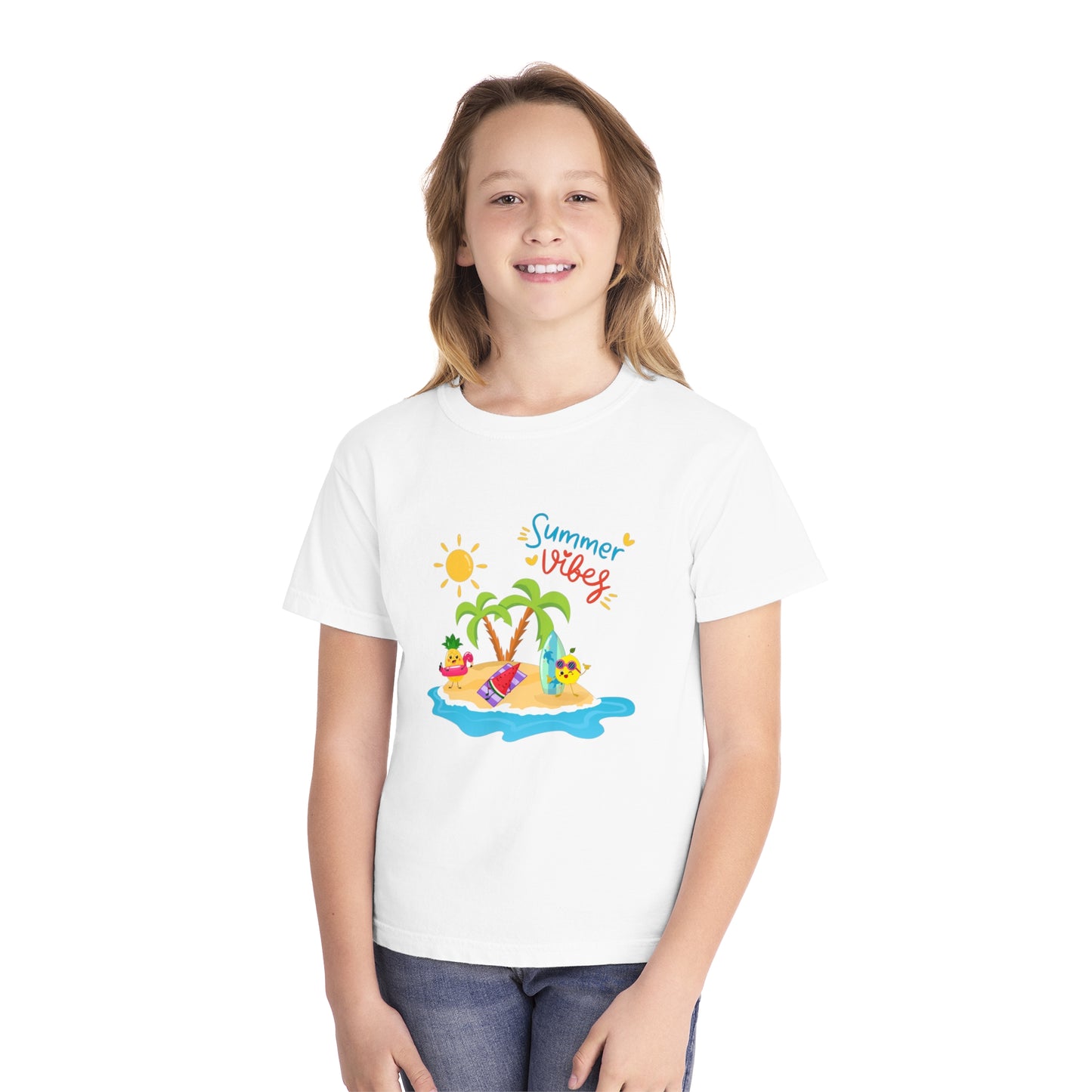 Youth Cutest island Fruit crew ever T-Shirt 🍍🏝️☀️#SummerVibes