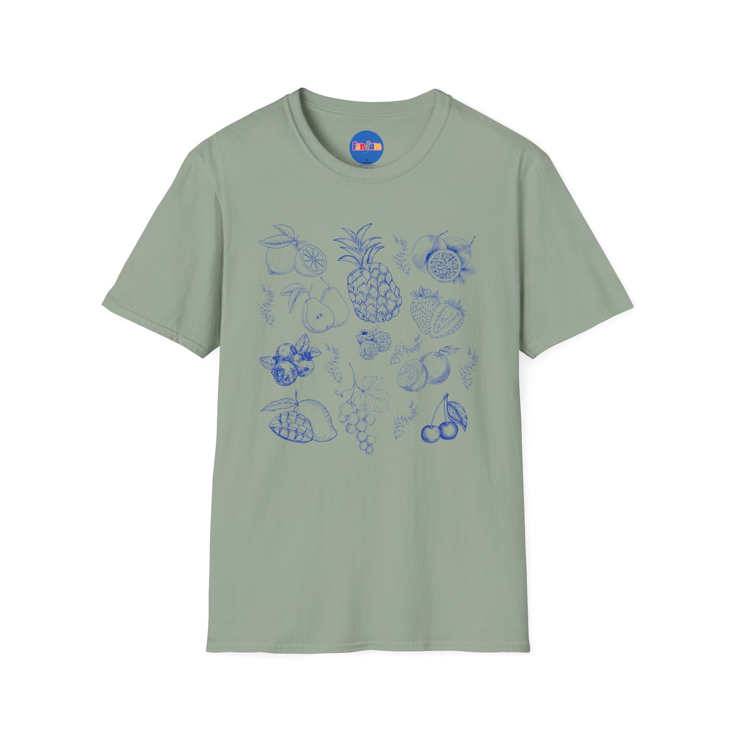 Minimalistic Mixed Fruits Vibes T-Shirt
