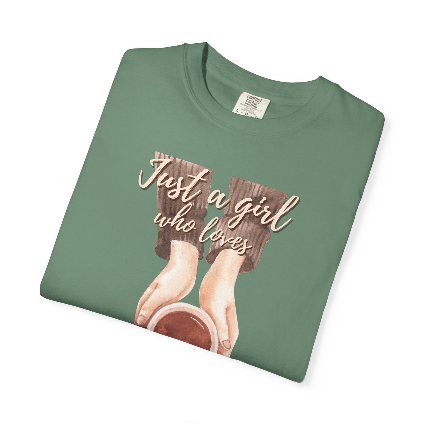 Just a Girl Who Loves Coffee T-Shirt | Cozy Coffee Lover Tee ☕💕